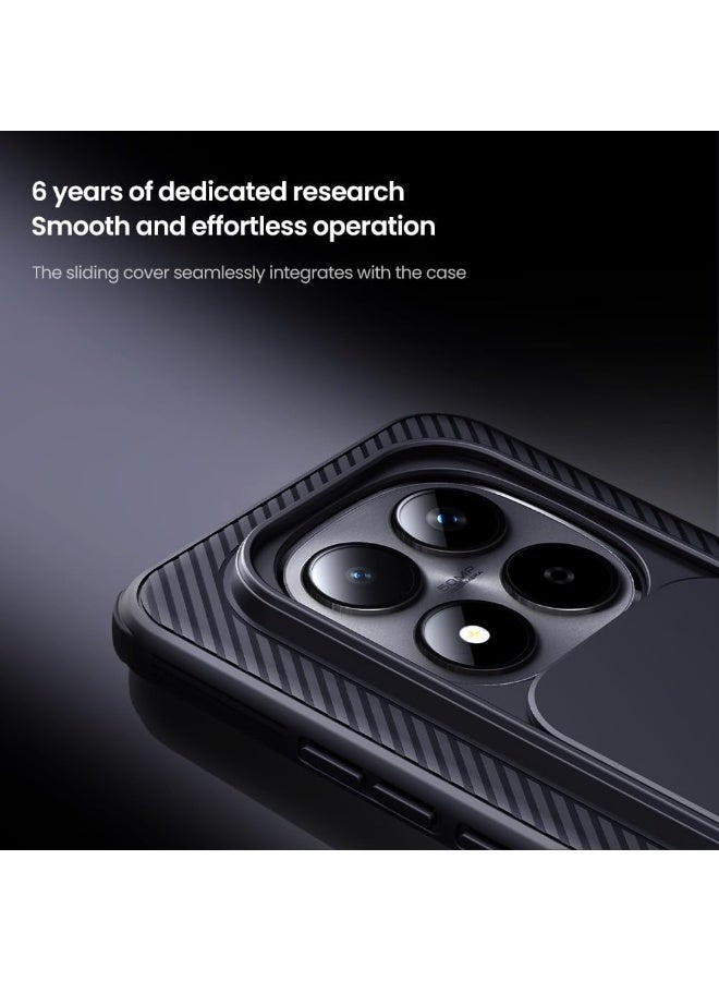 نيلكين جراب CamShield Pro لهاتف Redmi Note 15 Pro مع غطاء كاميرا منزلق، حماية من السقوط بمعايير عسكرية، غطاء Nillkin مقاوم للصدمات، جراب هاتف نحيف مضاد للانزلاق والخدوش لهاتف Redmi Note 15 Pro - Image 5
